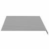 Tissu de remplacement de Vidaxl pour Luifel 3,5x2,5 M anthracite -colore et blanc