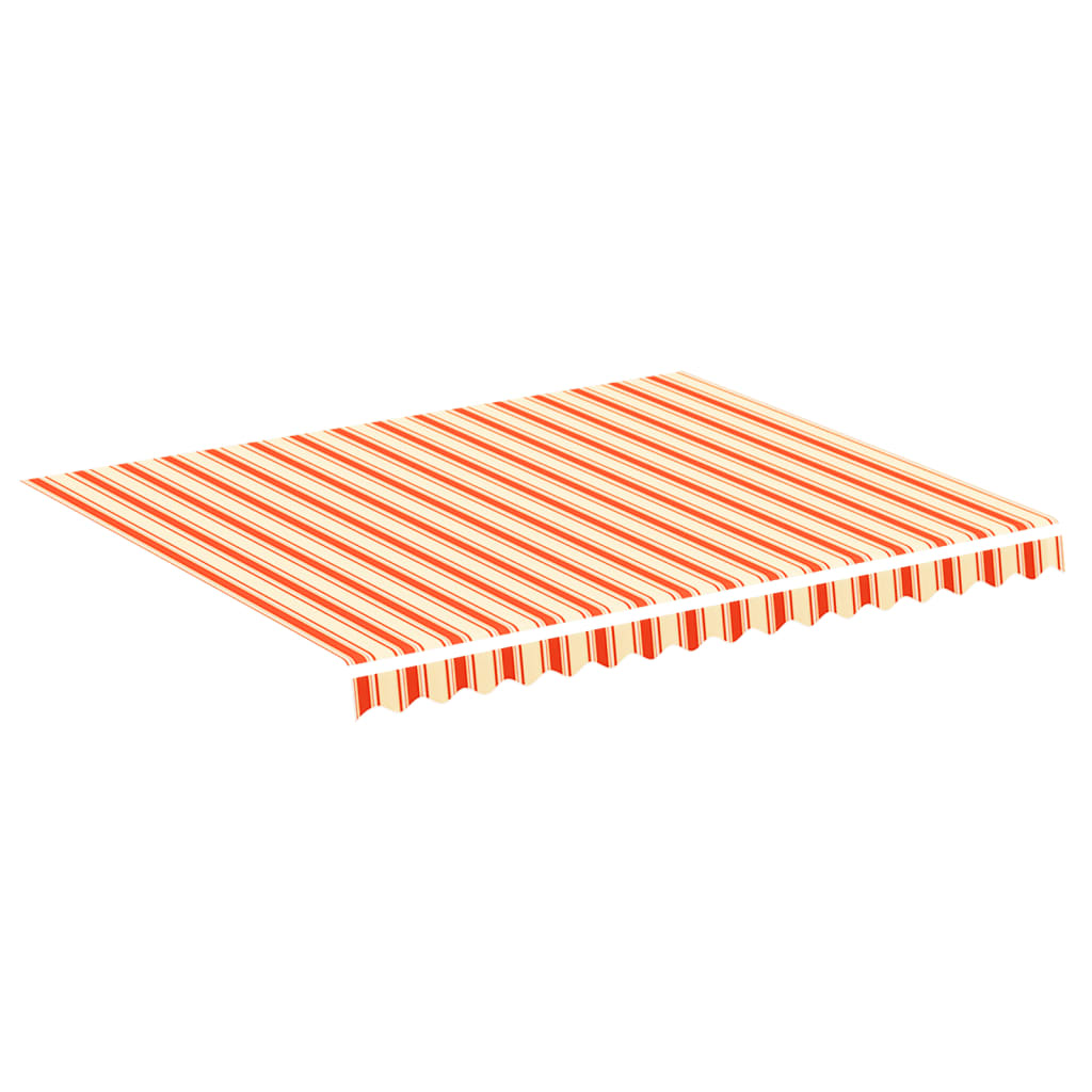 Tissu de remplacement de Vidaxl pour Luifel 3x2,5 m jaune et orange