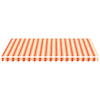 Tissu de remplacement de Vidaxl pour Luifel 3,5x2,5 m jaune et orange