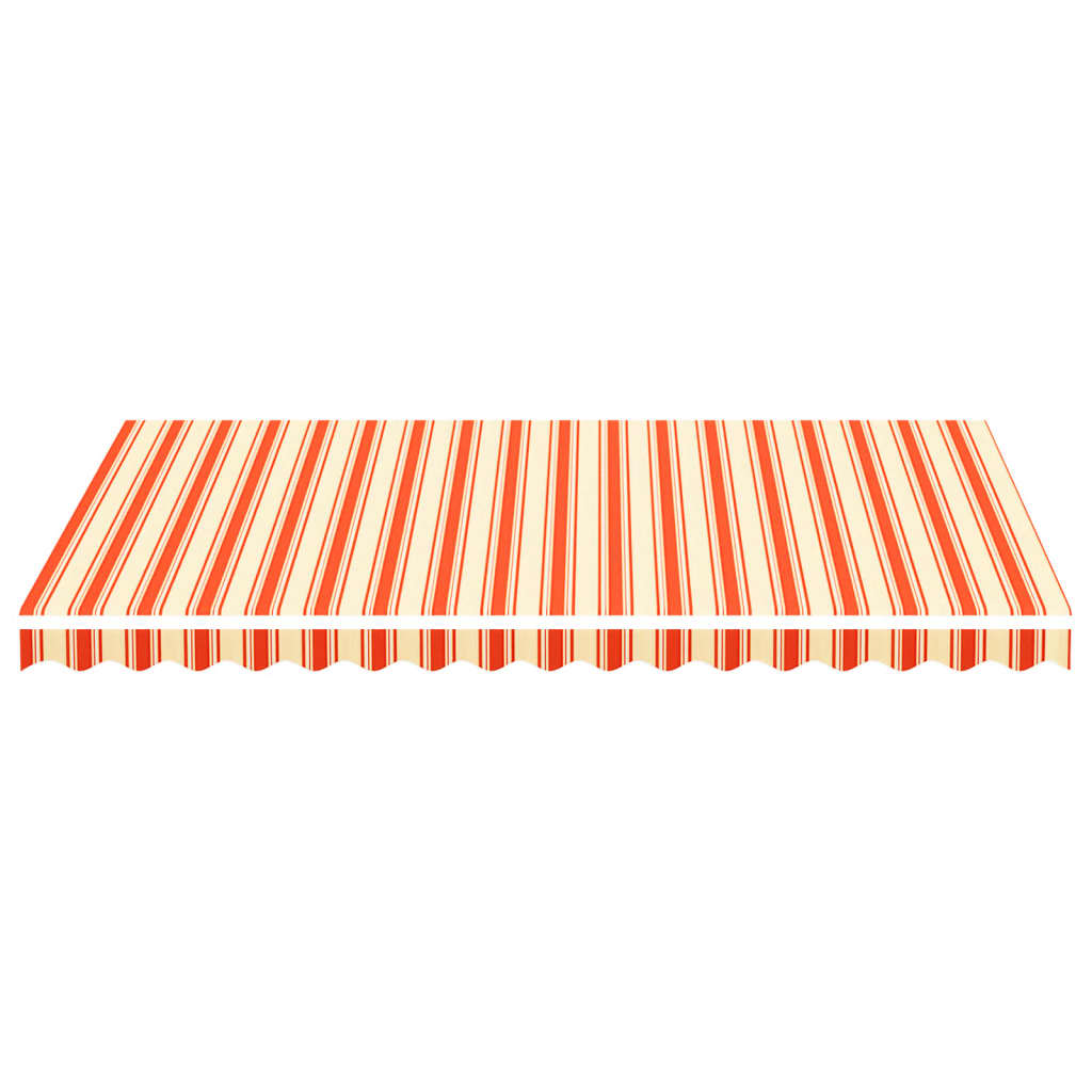 Tissu de remplacement de Vidaxl pour Luifel 3,5x2,5 m jaune et orange