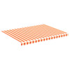 Tissu de remplacement de Vidaxl pour Luifel 4x3 m jaune et orange