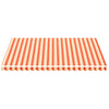 Tissu de remplacement de Vidaxl pour Luifel 4,5x3,5 m jaune et orange