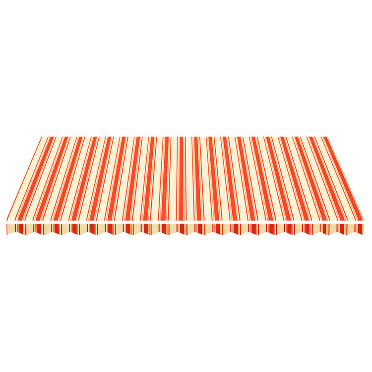 Tissu de remplacement de Vidaxl pour Luifel 5x3,5 m jaune et orange