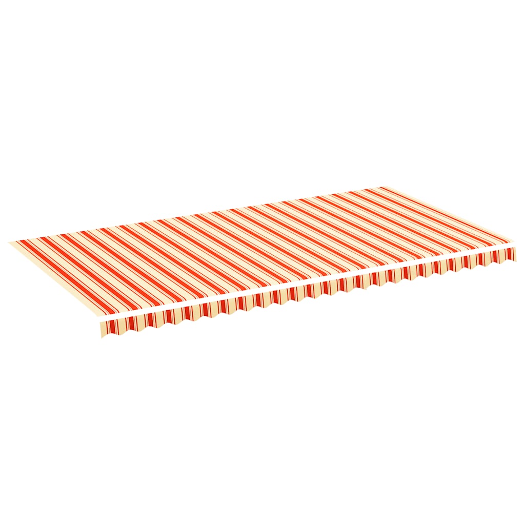 Tissu de remplacement de Vidaxl pour Luifel 6x3 m jaune et orange