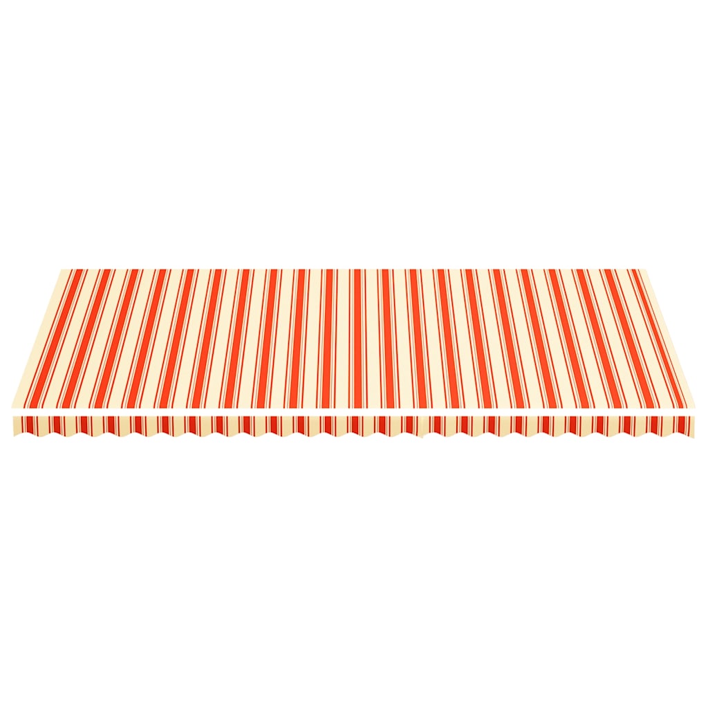 Tissu de remplacement de Vidaxl pour Luifel 6x3 m jaune et orange