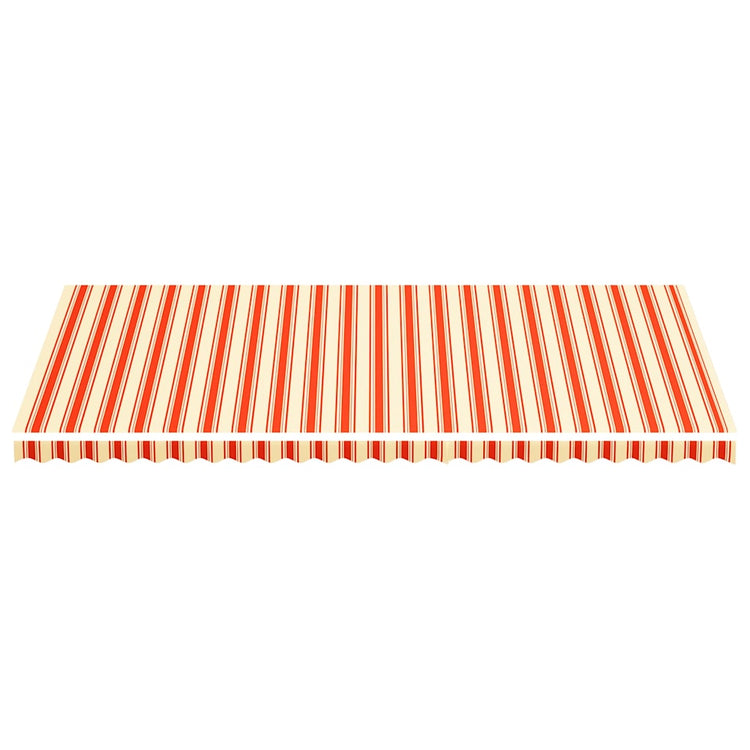 Tissu de remplacement de Vidaxl pour Luifel 6x3 m jaune et orange