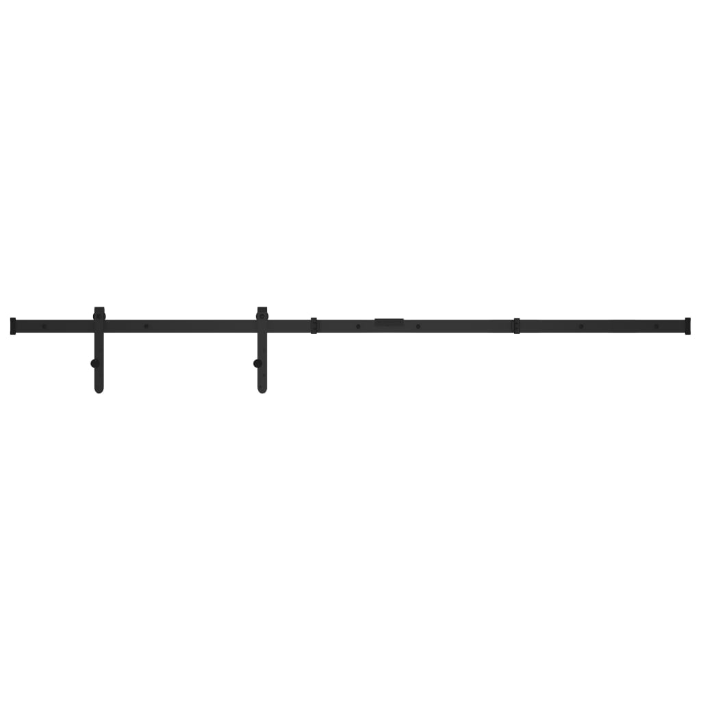 Ensemble de suspension Vidaxl pour la porte mini-skiver 122 cm en acier au carbone