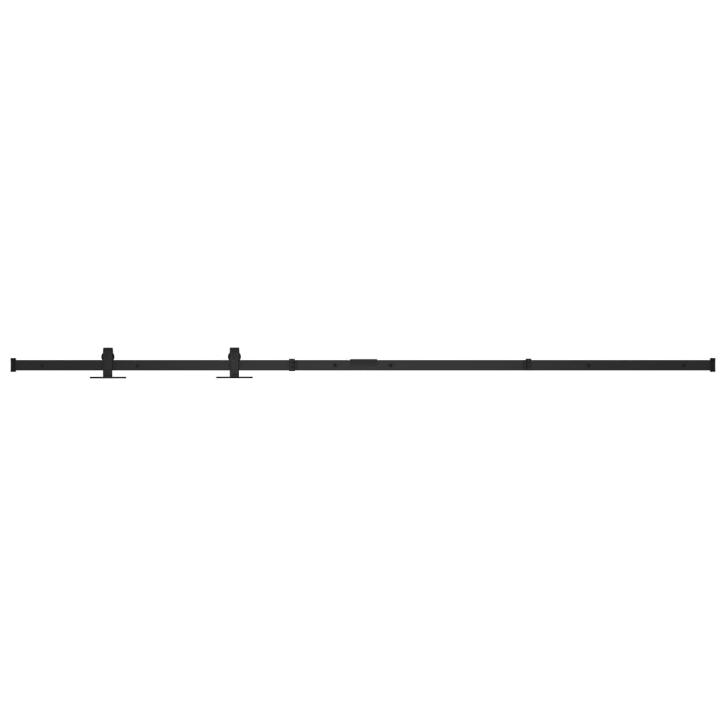 Ensemble de suspension Vidaxl pour la porte mini-skiver 183 cm en acier au carbone
