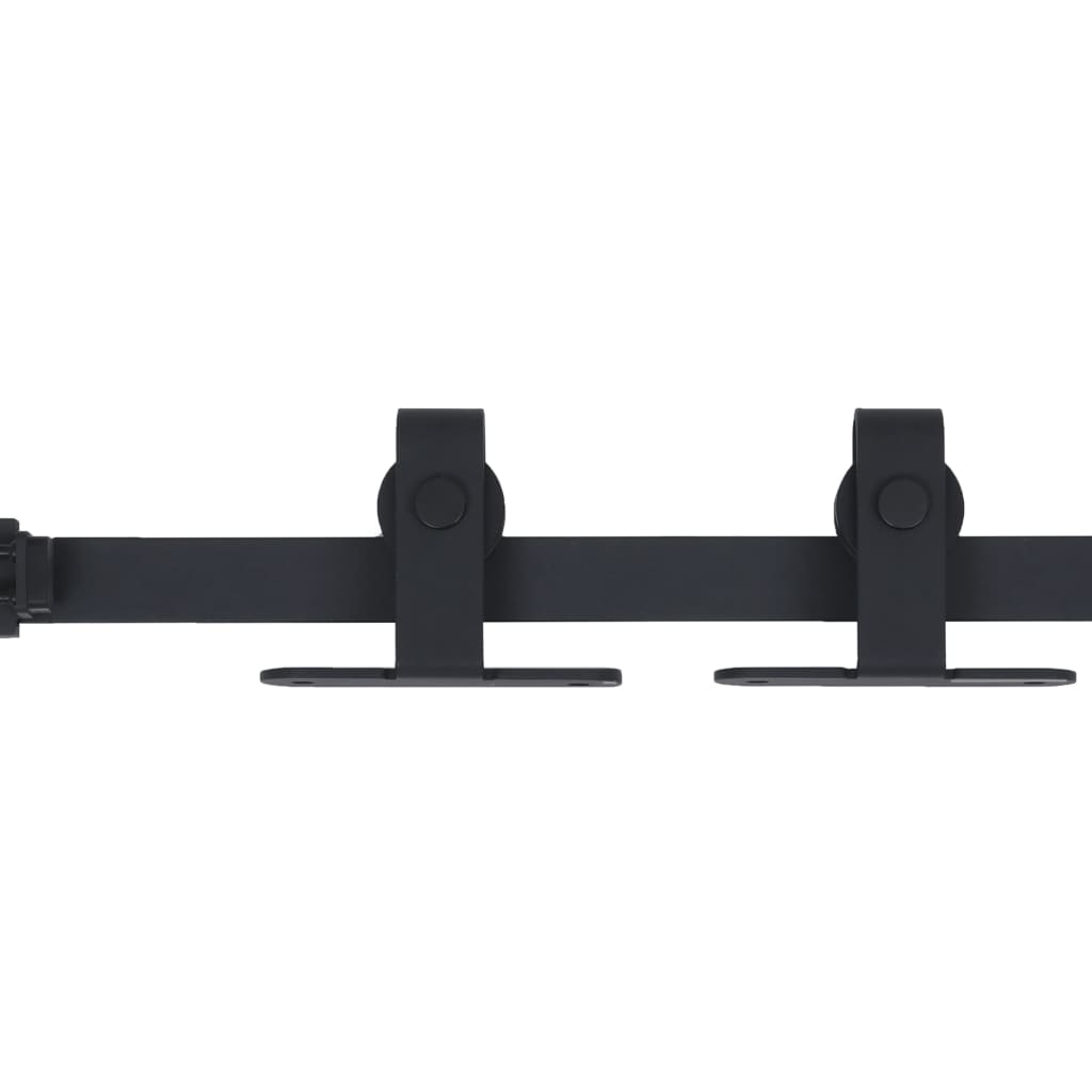 Ensemble de suspension Vidaxl pour une mini-porte en acier au carbone de 200 cm