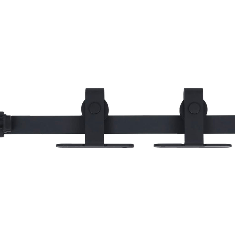 Ensemble de suspension Vidaxl pour une mini-porte en acier au carbone de 200 cm
