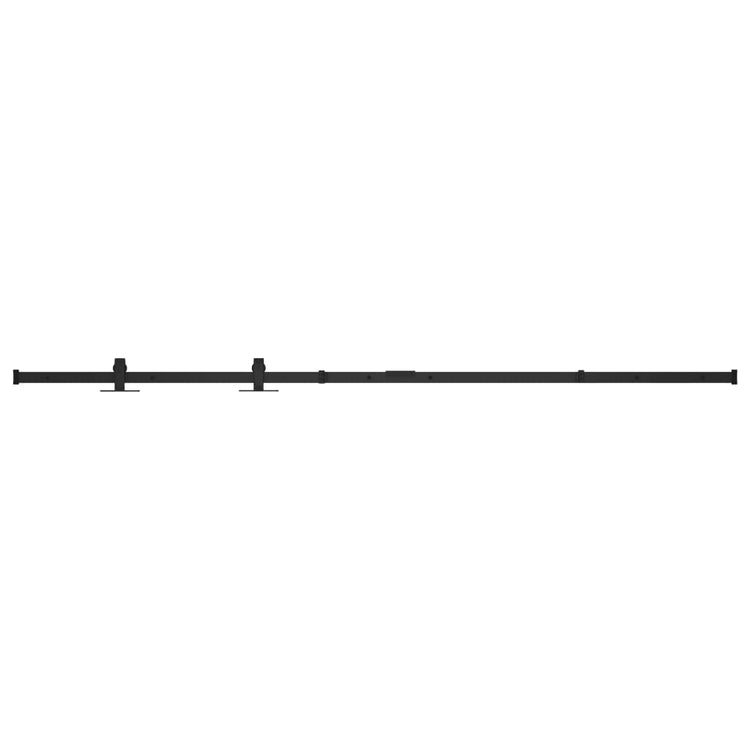 Ensemble de suspension Vidaxl pour la porte mini-skiver 122 cm en acier au carbone
