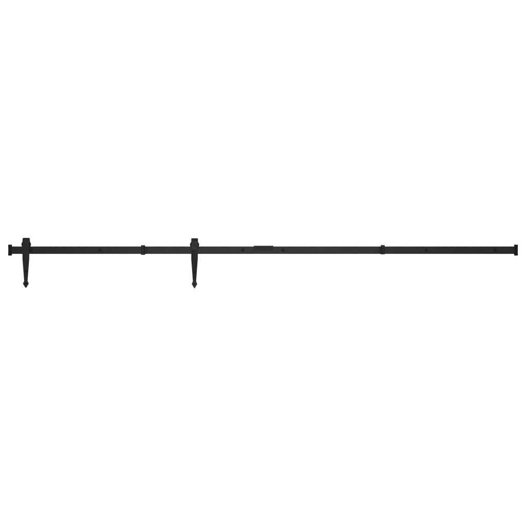 Ensemble de suspension Vidaxl pour la porte mini-skiver 183 cm en acier au carbone