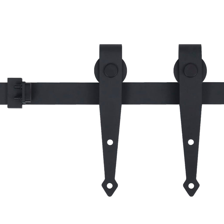Ensemble de suspension Vidaxl pour la porte mini-skiver 183 cm en acier au carbone