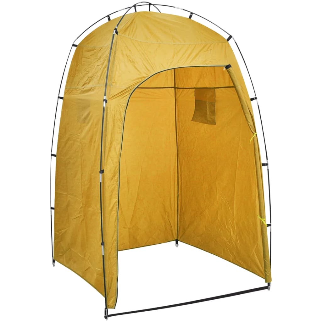 Vidaxl shower-wc-tente change jaune