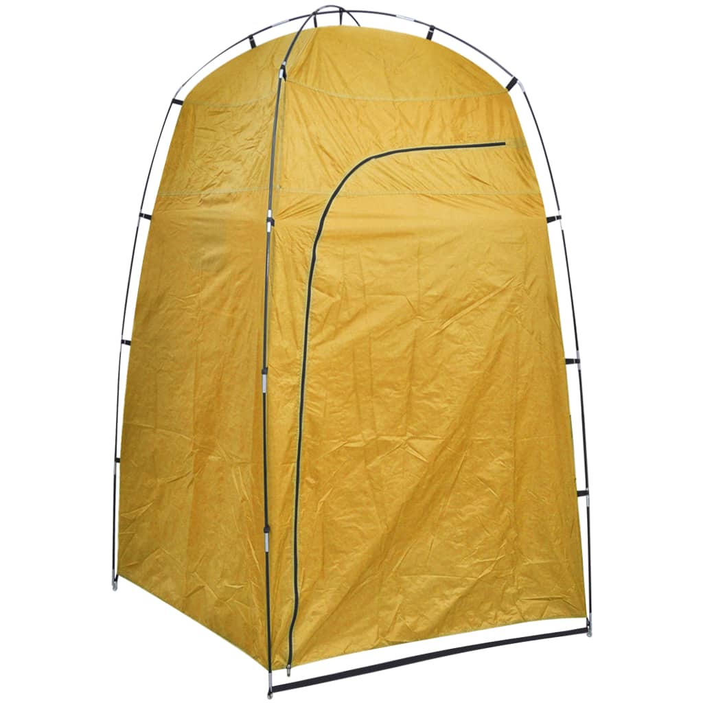 Vidaxl shower-wc-tente change jaune