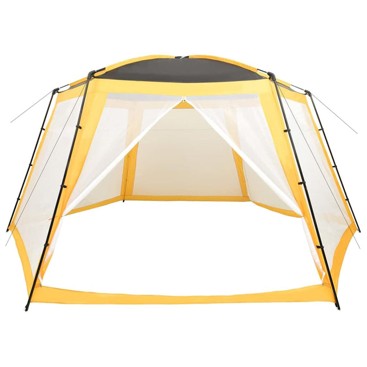 Tente de piscine Vidaxl 660x580x250 cm Tissu jaune