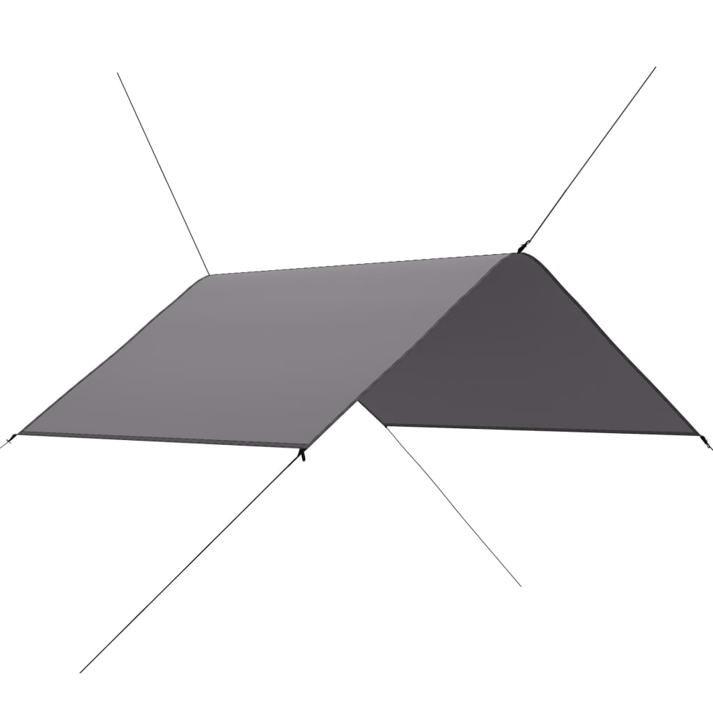 Vidaxl Couverture voile 3x2,85 m gris