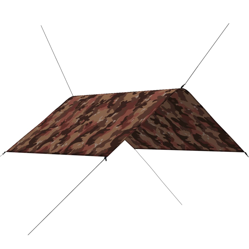 Vidaxl dekmacheil 3x2,85 m camouflage