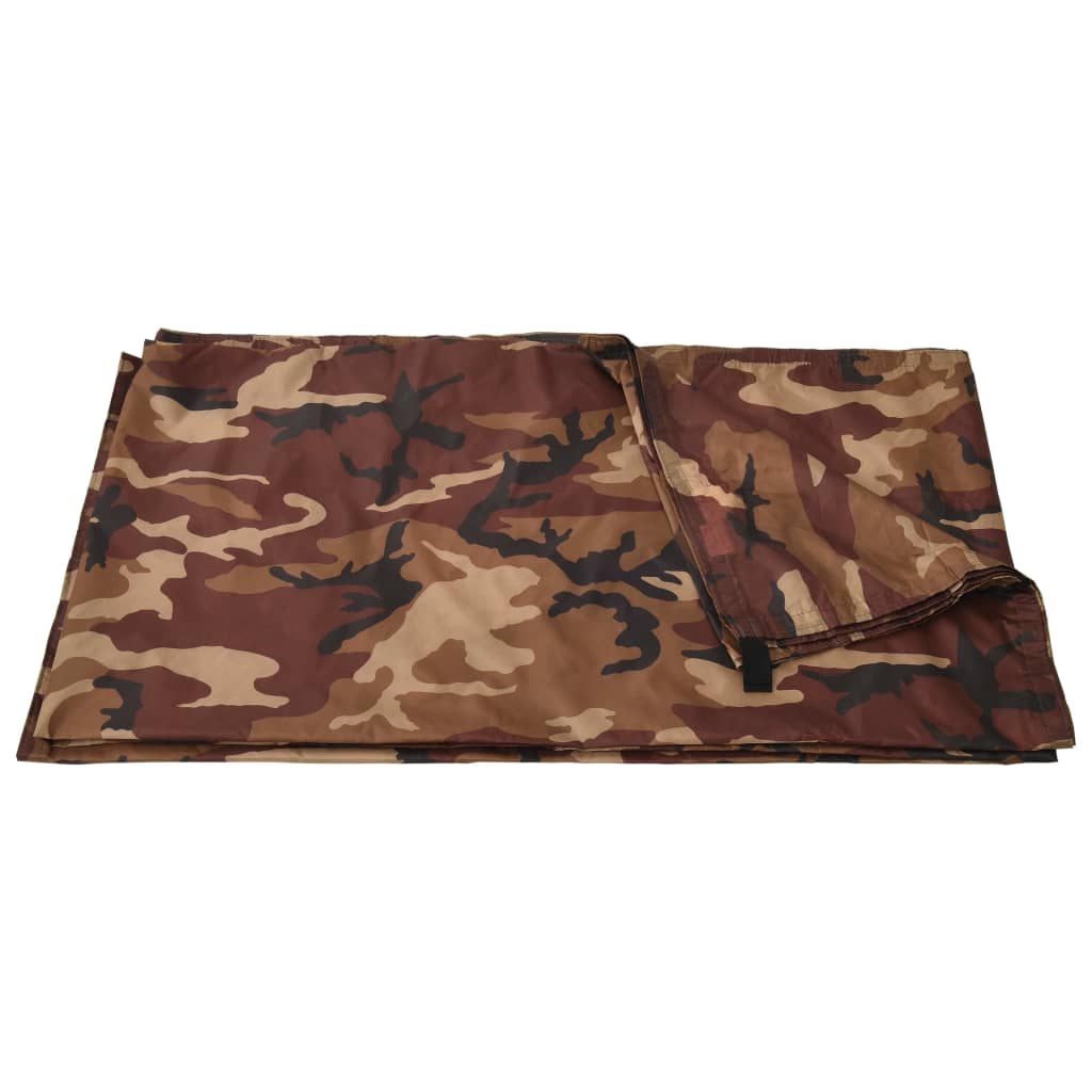 Vidaxl dekmacheil 3x2,85 m camouflage