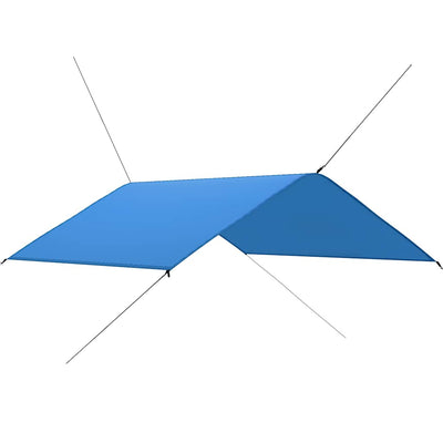Vidaxl Couverture voile 4x4 m bleu