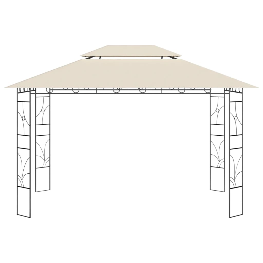 Vidaxl Arbor 160 g m² 4x3x2.7 M CRAME -COLORED