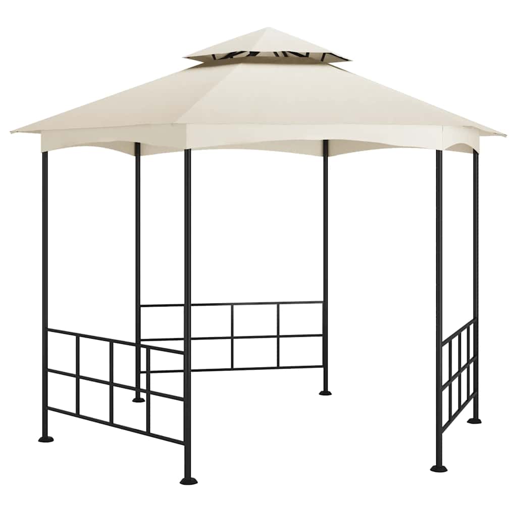 Gazebo Vidaxx avec parois latérales 3,1x2,7 m couleur crème
