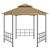 Tonnelle Vidaxx avec parois latérales 3,1x2,7 m taupe