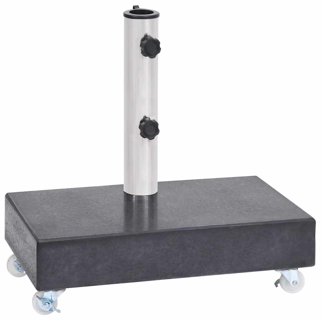 Vidaxl Parasol Foot 45x25x8 cm Granite noir