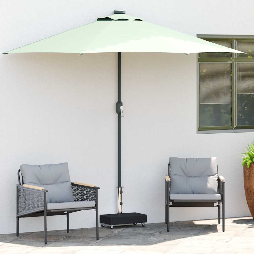 Vidaxl Parasol Foot 45x25x8 cm Granite noir
