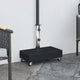 Vidaxl Parasol Foot 45x25x8 cm Granite noir