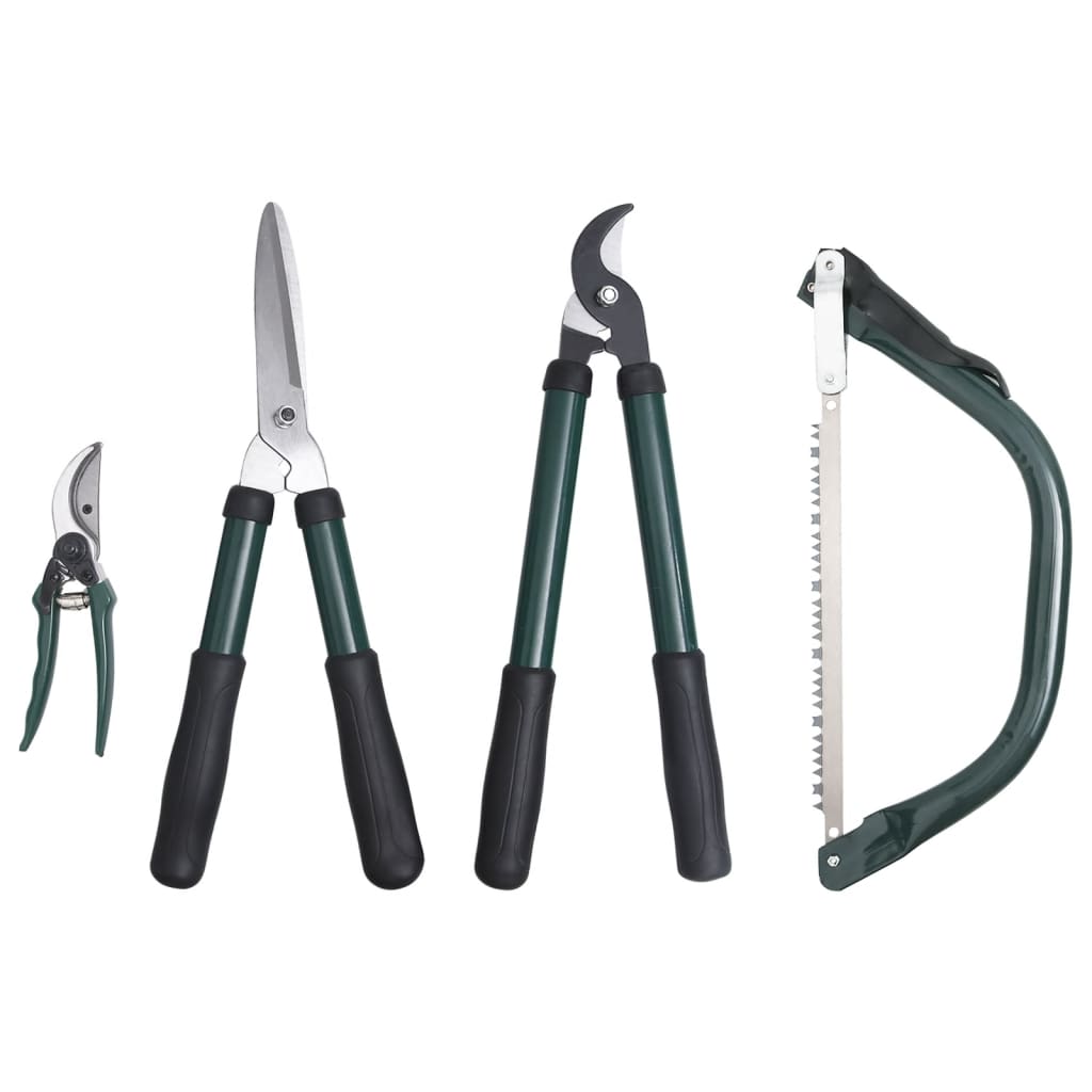Ensemble d'outils d'élagage vidaxl 4 pièces