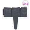 Vidaxl Gazon Adges 41 St Stone-look 10 m plastique