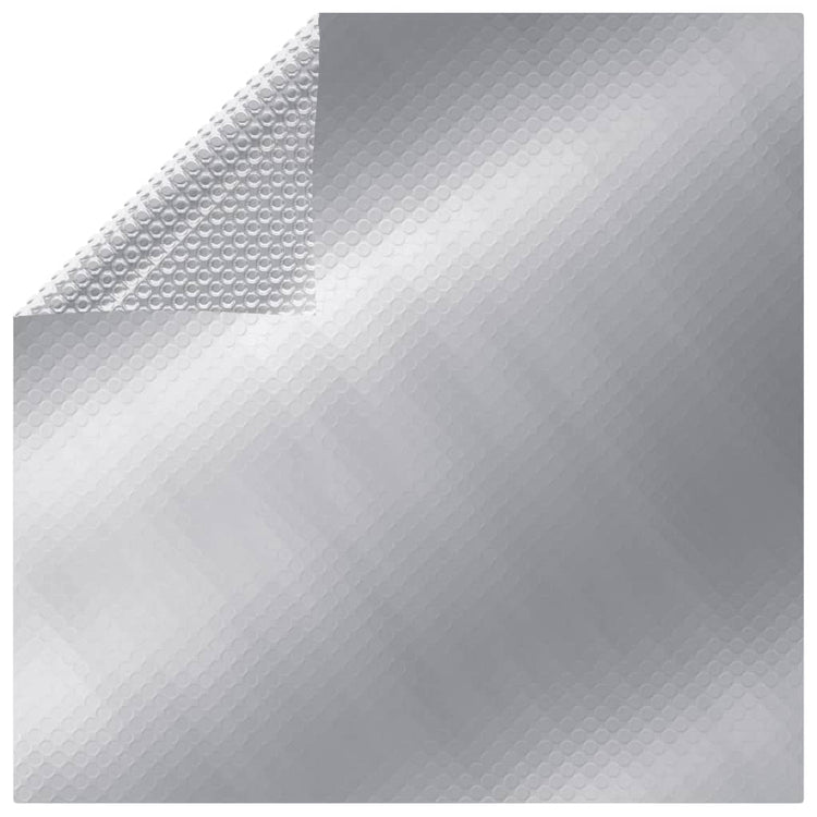 Vidaxl Pool Foil Solar Floating Rectangulaire 10x5 M PE argent coloré