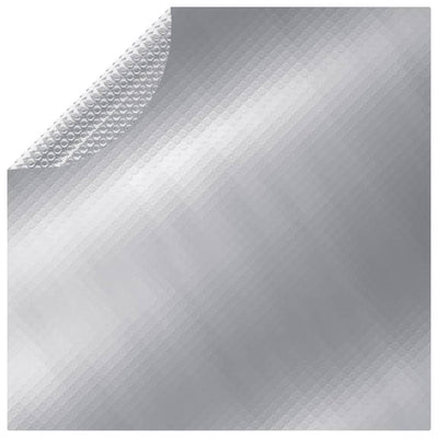 Couvercle de piscine vidaxl 488 cm PE argent coloré