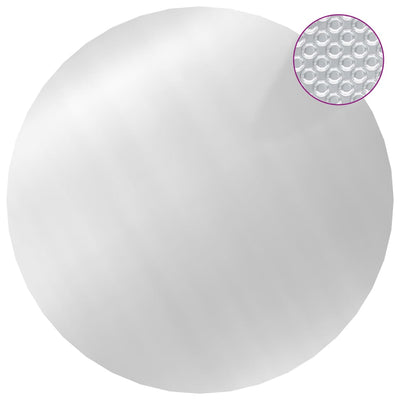Couvercle de piscine vidaxl 488 cm PE argent coloré