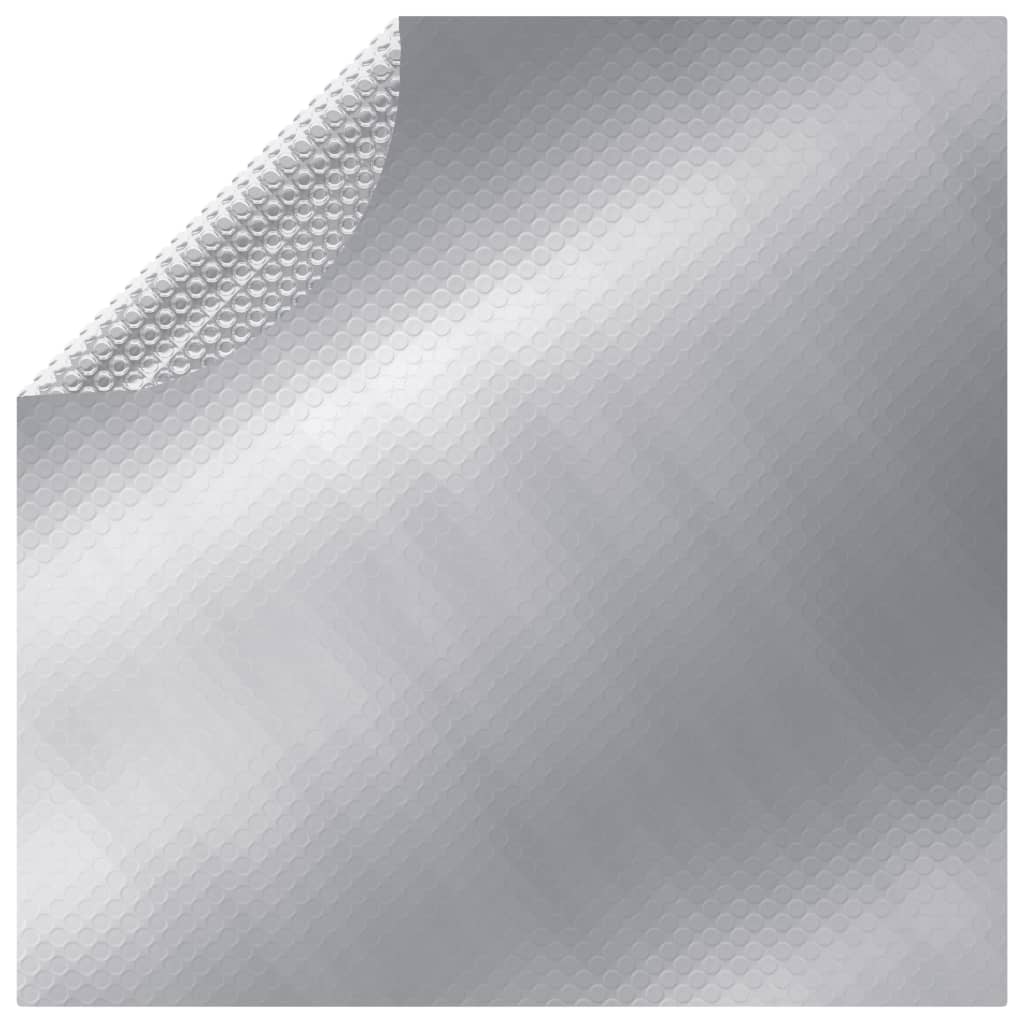 Couvercle de piscine vidaxl 527 cm PE argent coloré