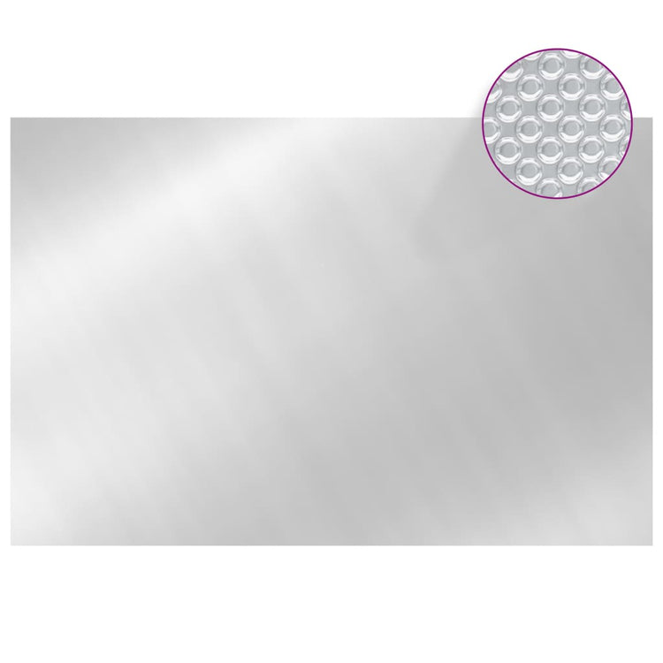 Couvercle de piscine vidaxl 300x200 cm PE argent coloré