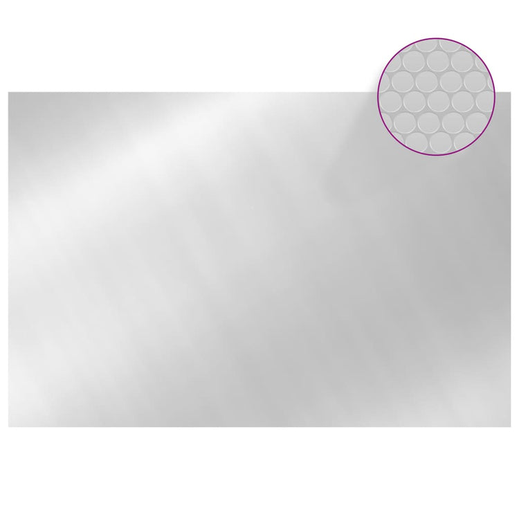 Couvercle de piscine vidaxl 300x200 cm PE argent coloré