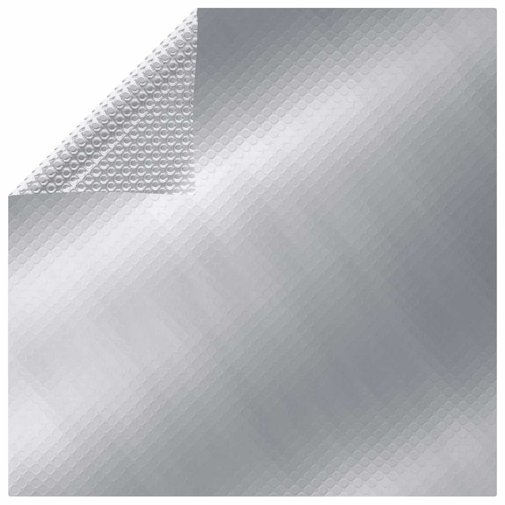 Couvercle de piscine vidaxl rectangulaire 800x500 cm PE argent coloré