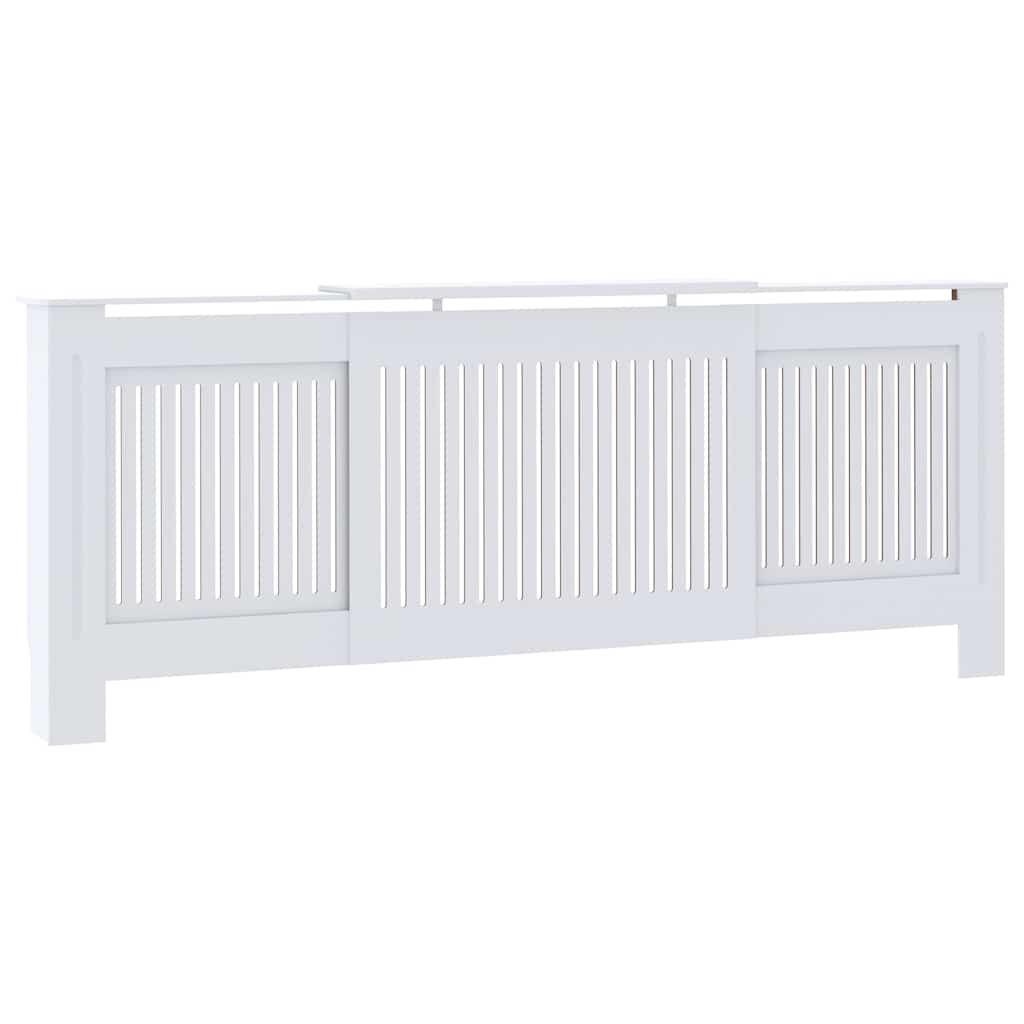 Construction de radiotorom vidaxl 205 cm mdf blanc