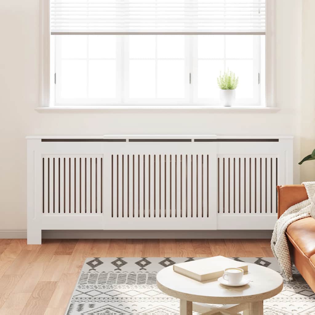 Construction de radiotorom vidaxl 205 cm mdf blanc