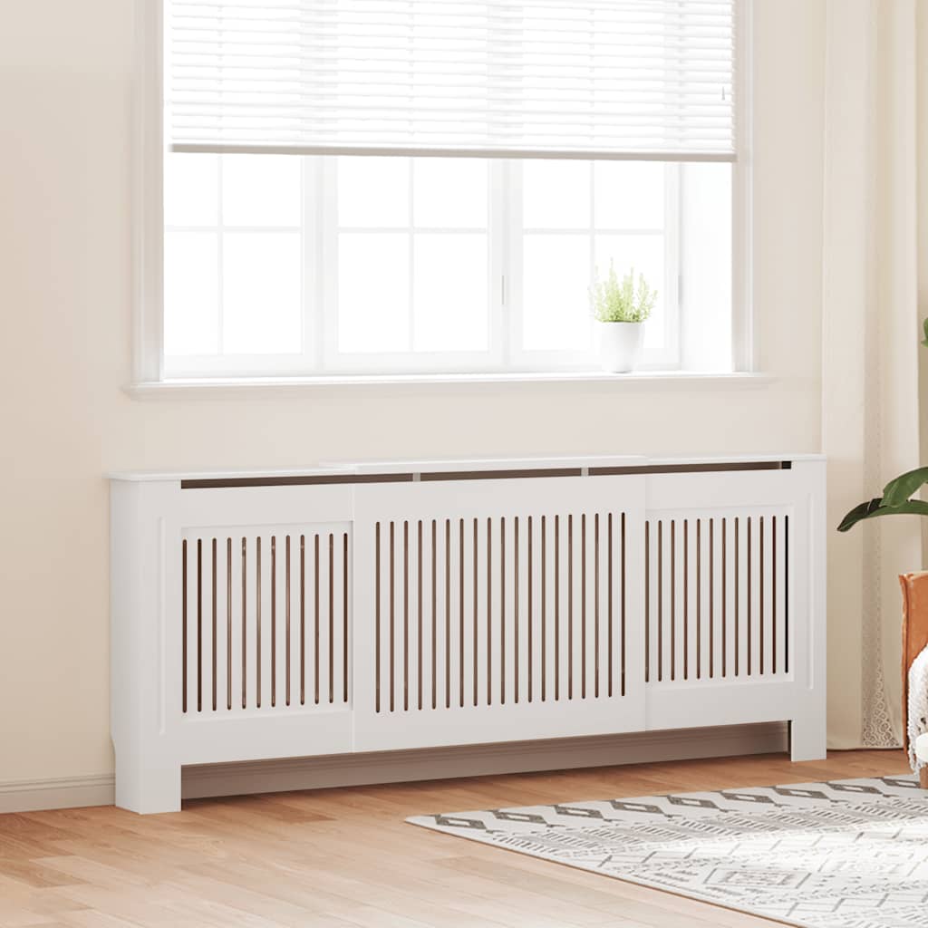 Construction de radiotorom vidaxl 205 cm mdf blanc