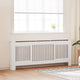 Construction de radiotorom vidaxl 205 cm mdf blanc