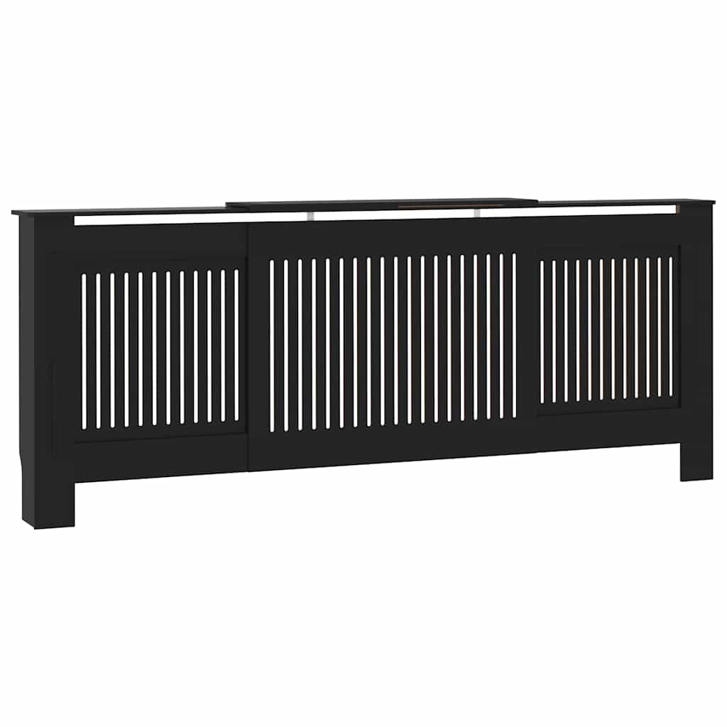 Construction de radiatorom vidaxl 205 cm mdf noir