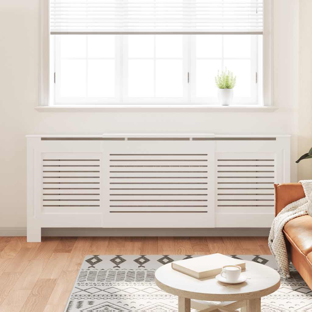Construction de radiotorom vidaxl 205 cm mdf blanc