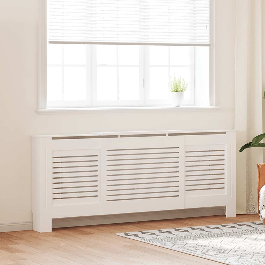 Construction de radiotorom vidaxl 205 cm mdf blanc