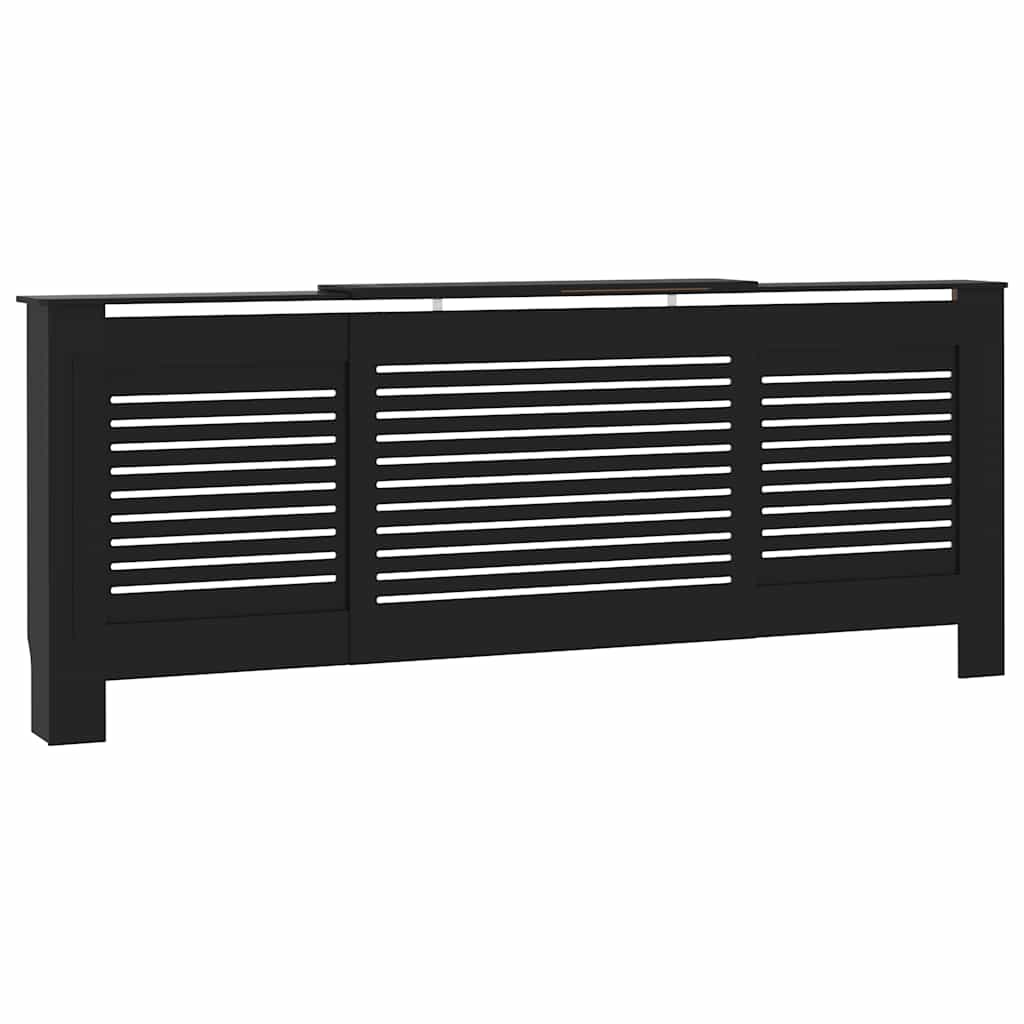 Construction de radiatorom vidaxl 205 cm mdf noir
