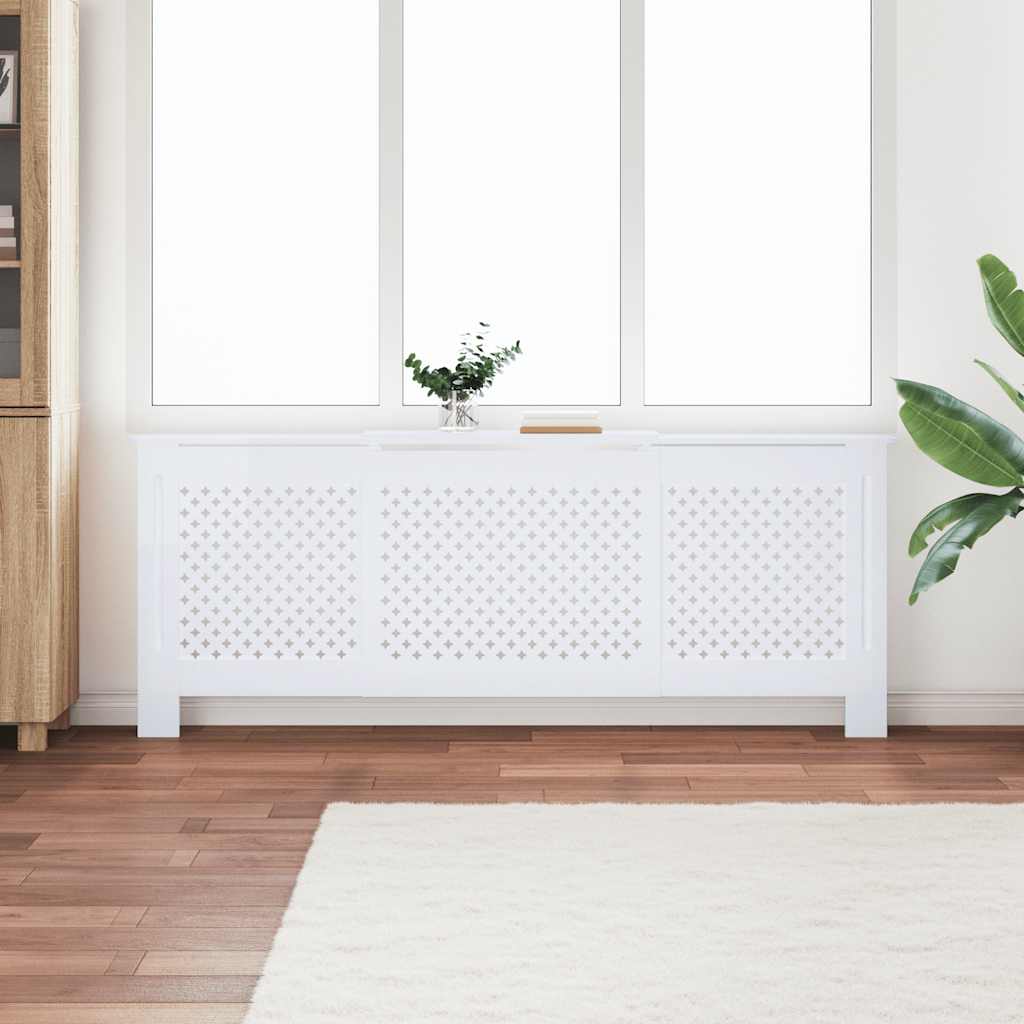Construction de radiotorom vidaxl 205 cm mdf blanc
