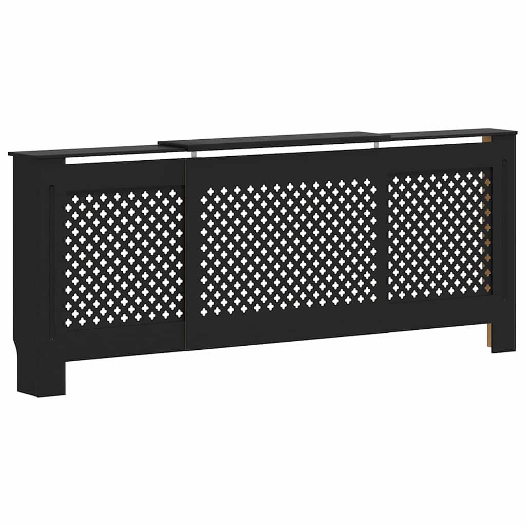 Construction de radiatorom vidaxl 205 cm mdf noir