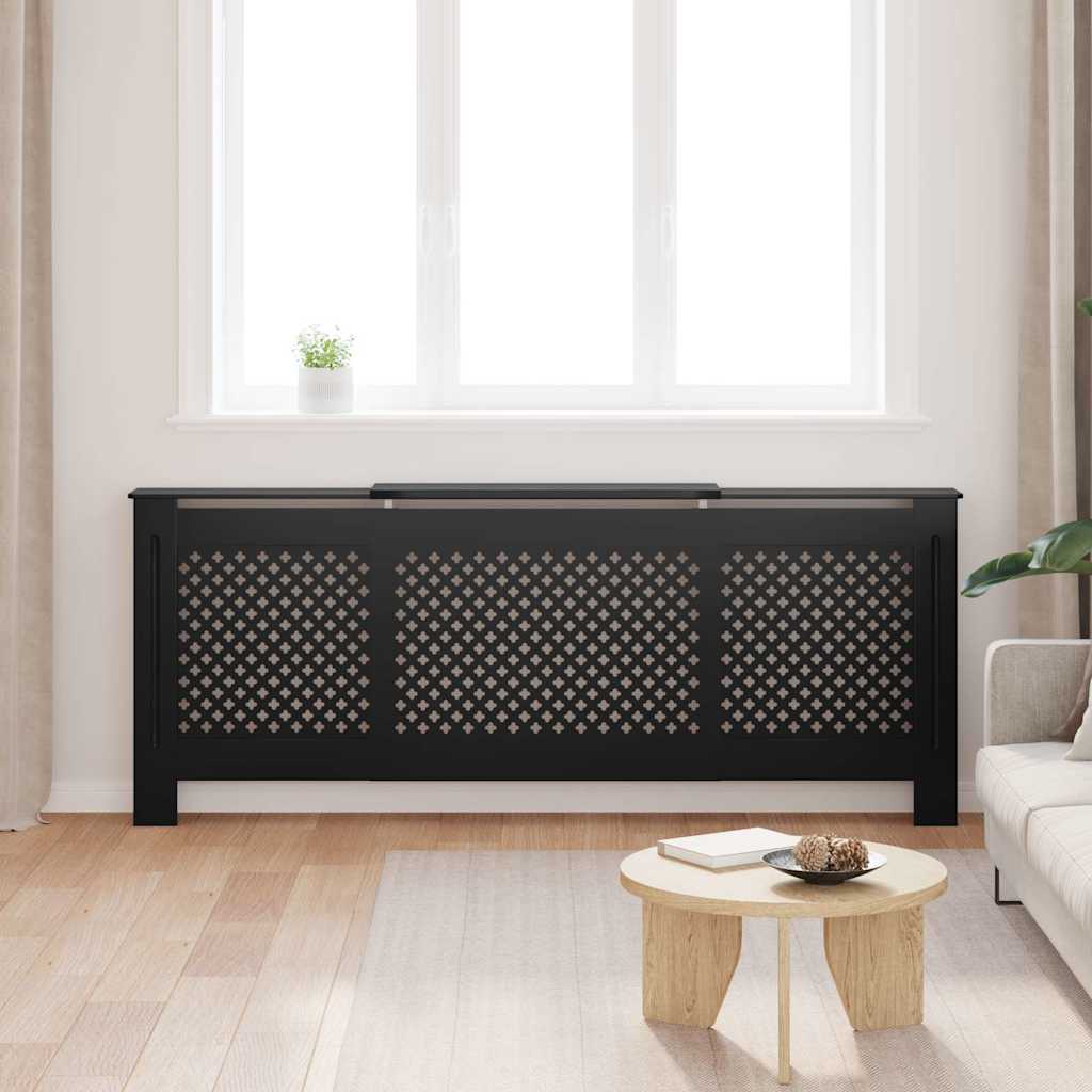Construction de radiatorom vidaxl 205 cm mdf noir